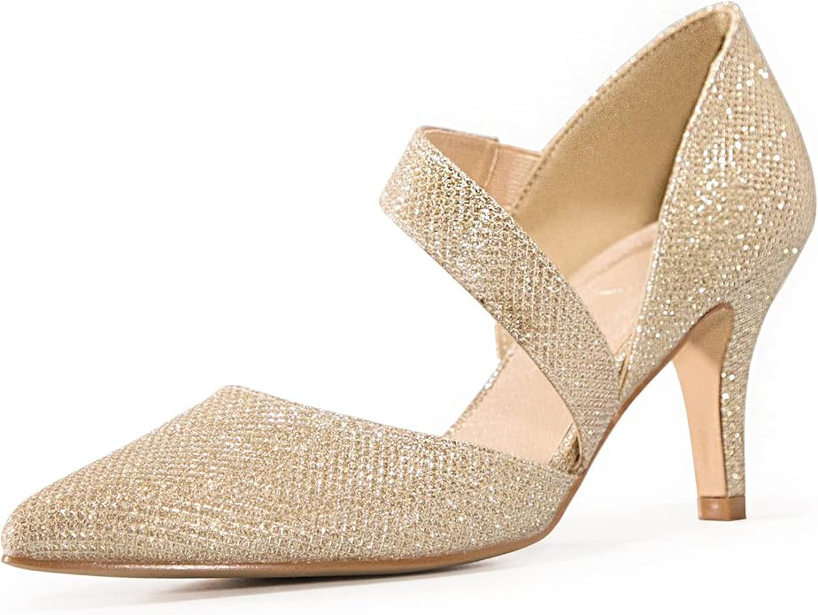 mysoft Women's Pumps Pointed Toe 3 inch Dress Shoes | Amazon (US)