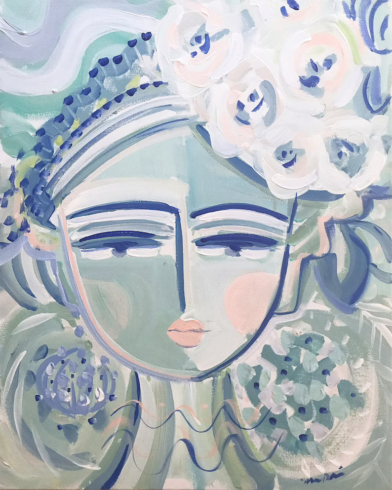 PRINT on Paper or Canvas, "Skye" | Etsy (US)