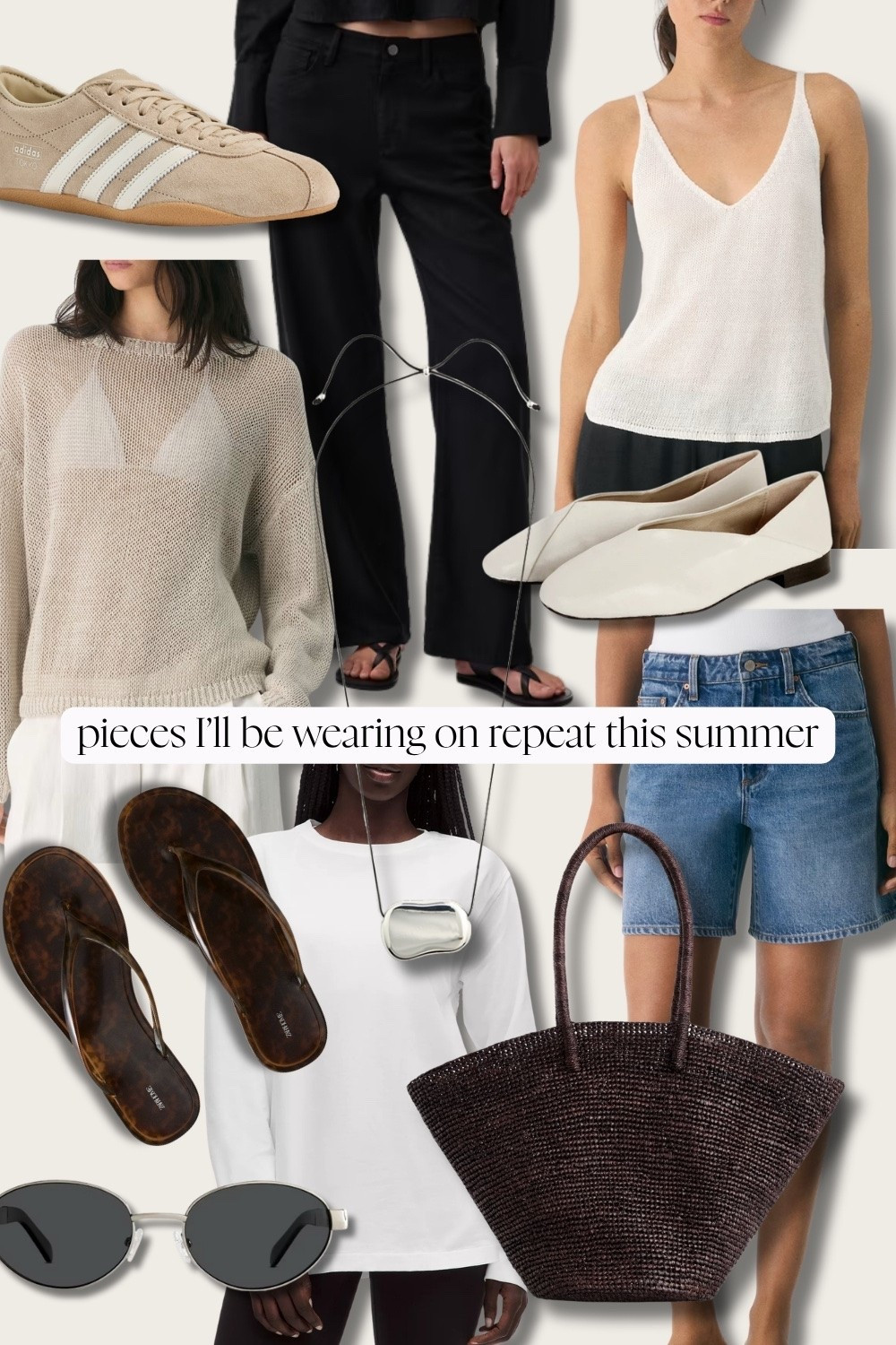 Perfect elevated pieces I’m loving and wearing for spring and summer outfits. From
Open knit sweaters to linen pants to jelly flip flops and the perfect raffia tote. So many good options!!

#LTKcanada #LTKsummer #LTKshoes