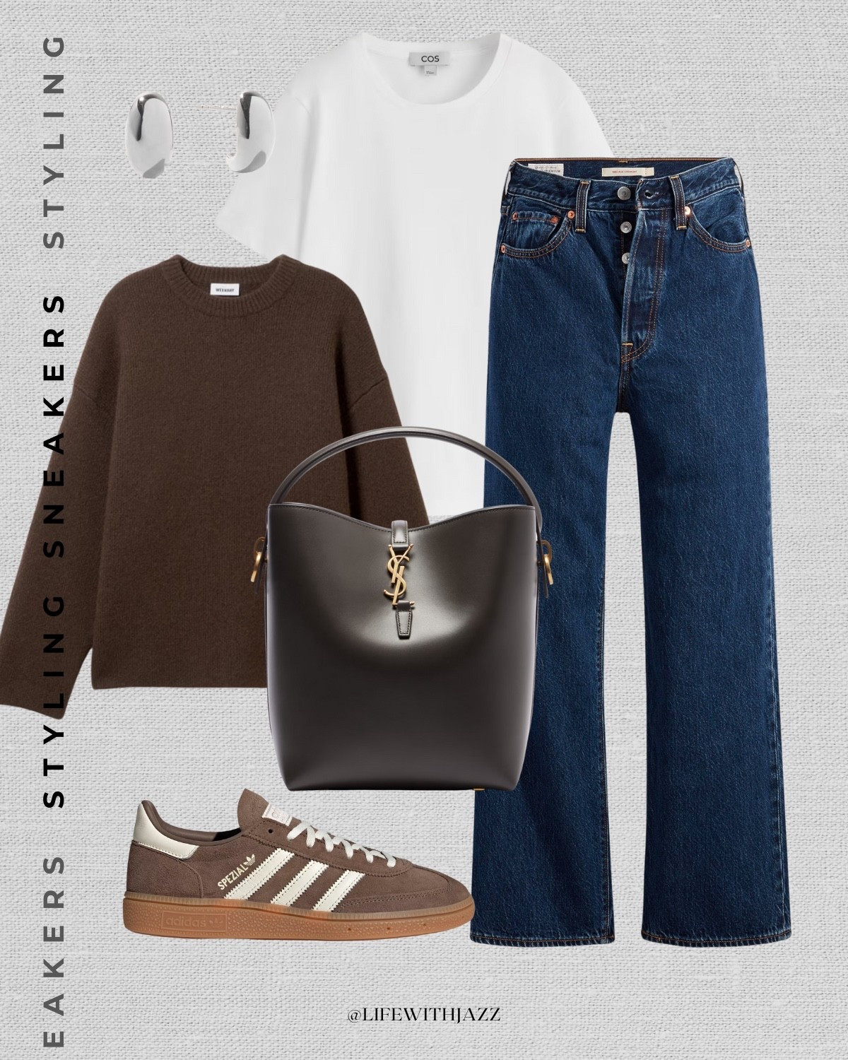 Styling sneakers for fall 

Fall style / casual style / brown sweater / blue jeans / adidas sneakers / elevated style 

#LTKSeasonal #LTKStyleTip