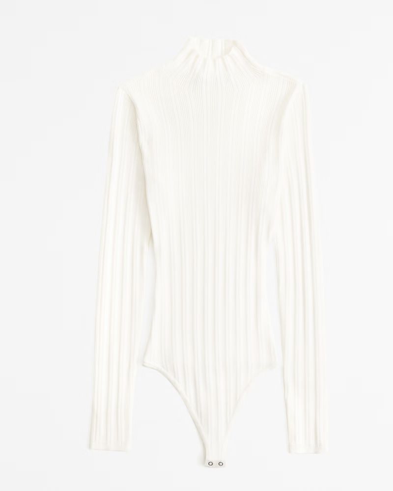 Women's Turtleneck Sweater Bodysuit | Women's Tops | Abercrombie.com | Abercrombie & Fitch (US)