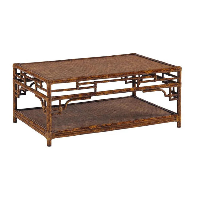 Antiqued Pagoda Coffee Table | Cailini Coastal