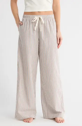 Cotton Poplin Pajama Pants | Nordstrom