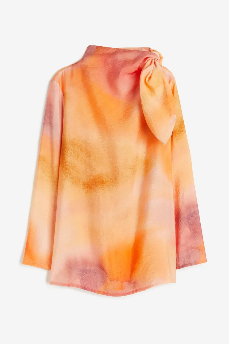 Bluse mit Schalkragen | H&M (DE, AT, CH, NL, FI)