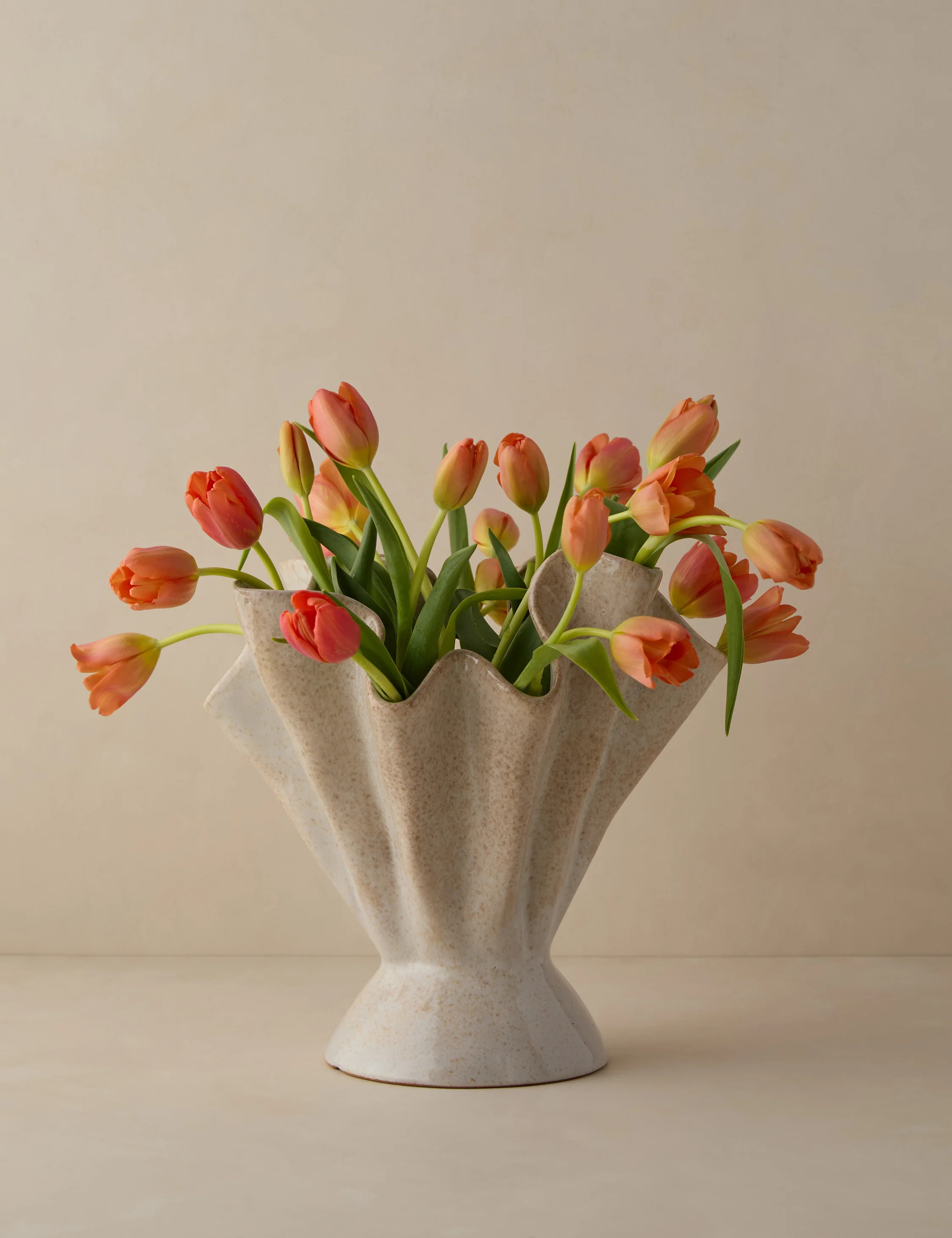 Darcia Vase, Ivory | Lulu and Georgia 