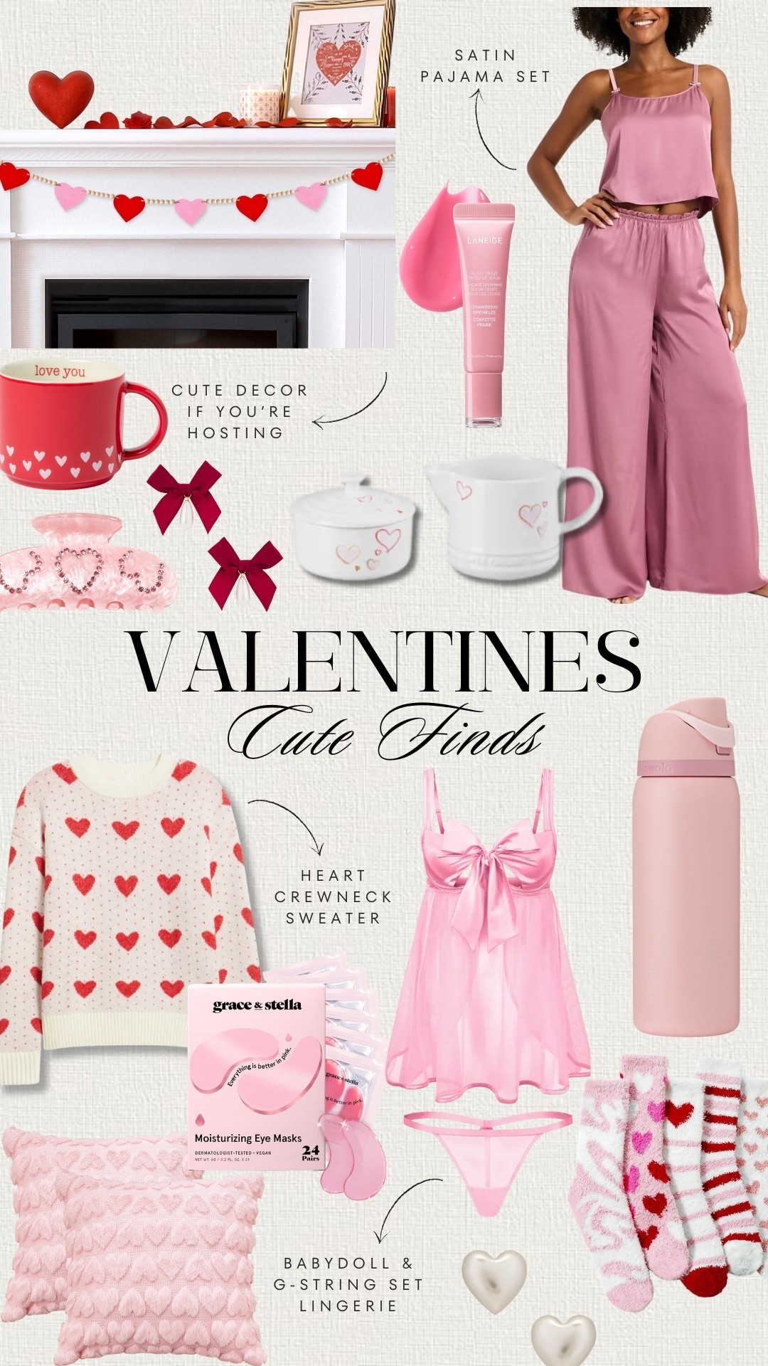 Valentine’s Cute Finds 
If you’re hosting Galentines 
Staying in 
Gift ideas 
Valentines 

#LTKootd #LTKdayinmylife #LTKU