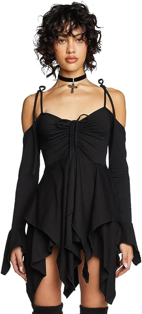 Dolls Kill F is for Fairies Handkerchief Dress by Current Mood Perfect for Fairycore Fashion | Amazon (US)