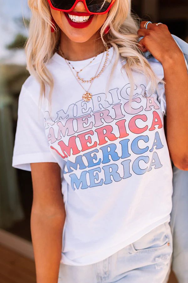 All America Graphic Tee | Impressions Online Boutique