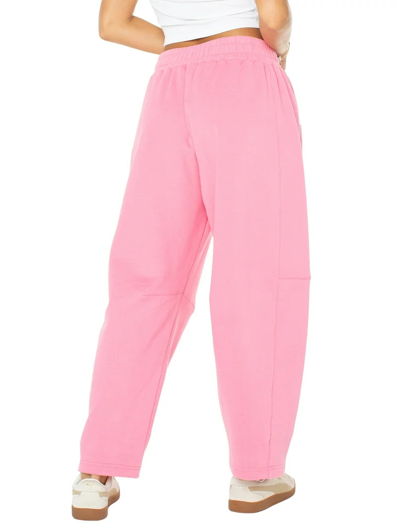 Celebrity Pink Women's Barrel Leg Sweatpants, Sizes XS-XXXL | Walmart (US)