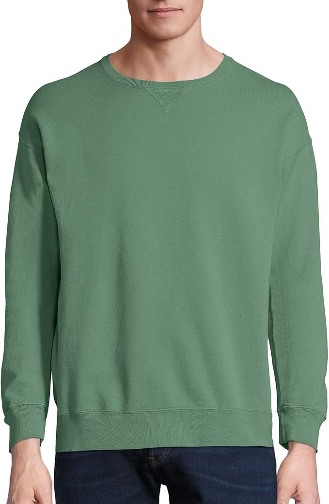 Hanes Men's Comfortwash Garment Dyed Sweatshirt at Amazon Men’s Clothing store | Amazon (US)
