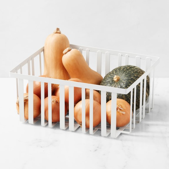 Hold Everything Metal Powder Coat Basket | Williams-Sonoma