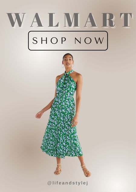 The Scoop Women’s Keyhole Halter Neck Dress is a perfect choice for making a stylish statement. Ideal for both daytime outings and evening events, pair it with strappy heels and bold accessories for a head-turning look. Embrace effortless elegance and modern sophistication. 

#LTKxWalmart #LTKFindsUnder50 #LTKSeasonal