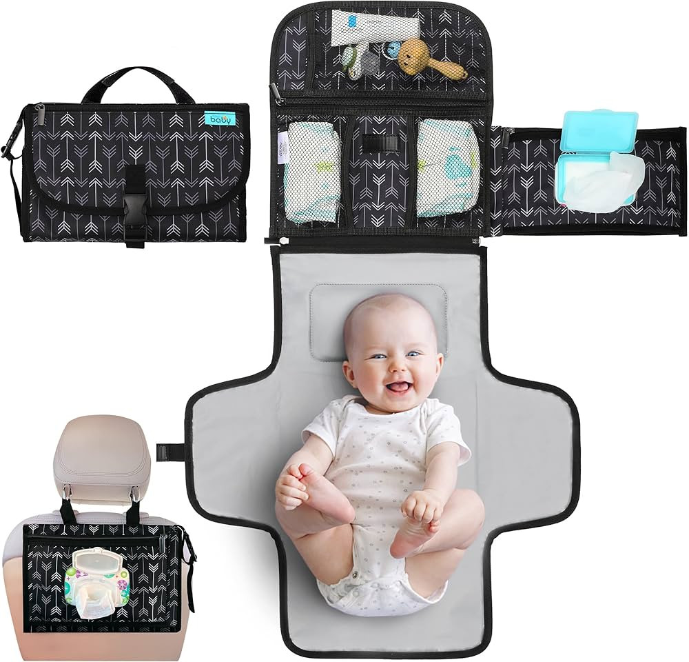 Kopi Baby Portable Diaper Changing Pad - Baby Changing Pad & Diaper Changer Travel Bag, Baby Chan... | Amazon (US)
