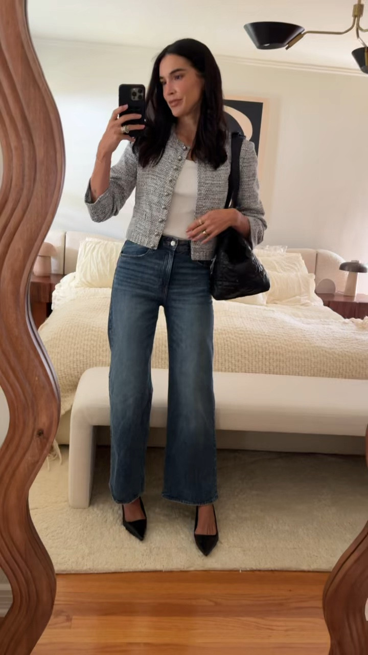 Today’s look! I love this jacket, and the top underneath has a built in bra in it which is great for nursing. I get so much wear out of it!

These jeans are so stretchy and such a comfortable fit. Also, I’d highly recommend sizing down on the shoes!

#LTKShoeCrush #LTKVideo #LTKStyleTip