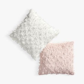 LoveShackFancy Sweet Bows Fur Pillow | Pottery Barn Teen