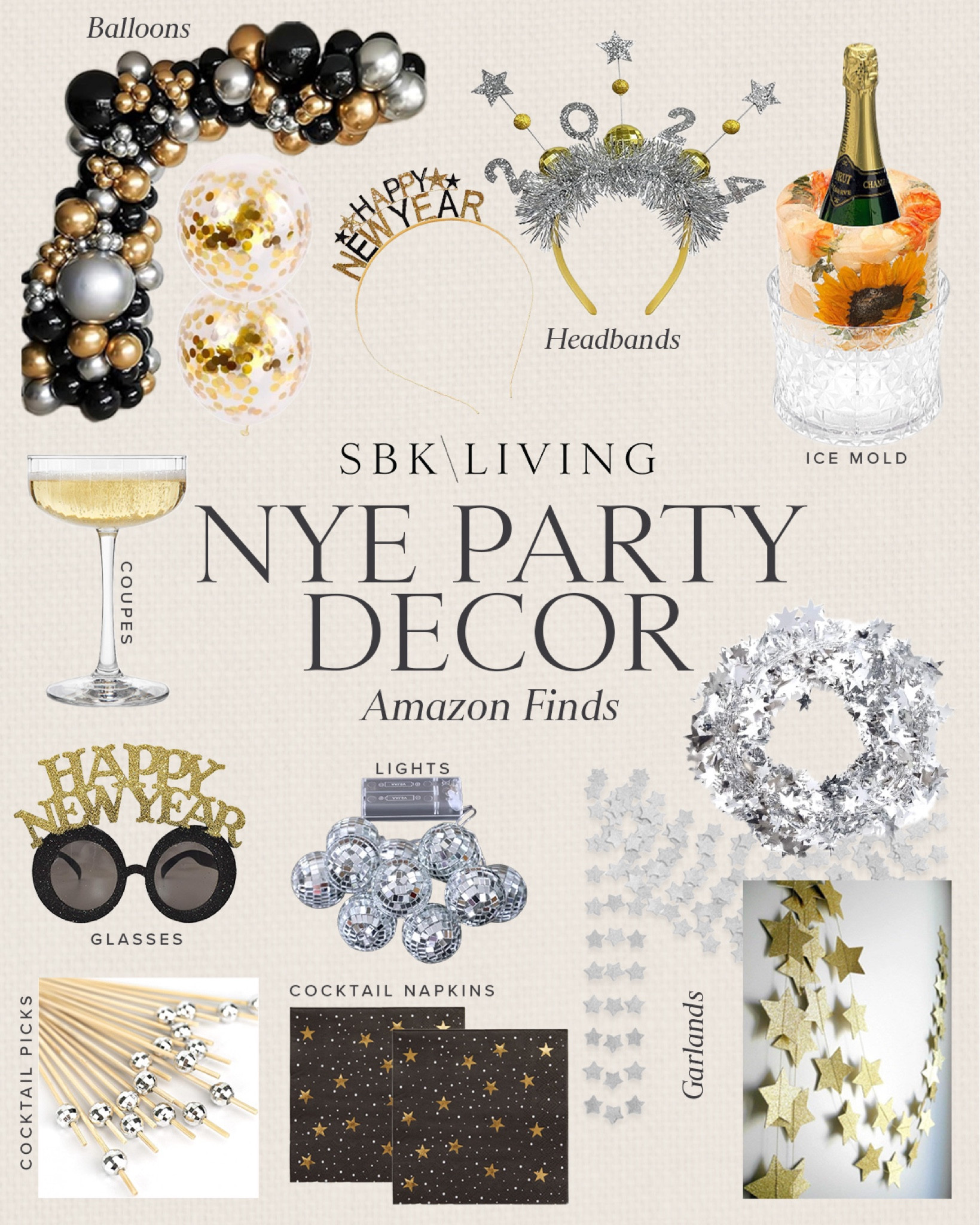 NYE \ party decor finds from Amazon!🪩

New Year’s Eve
Home
Party 

#LTKHoliday #LTKhome #LTKparties
