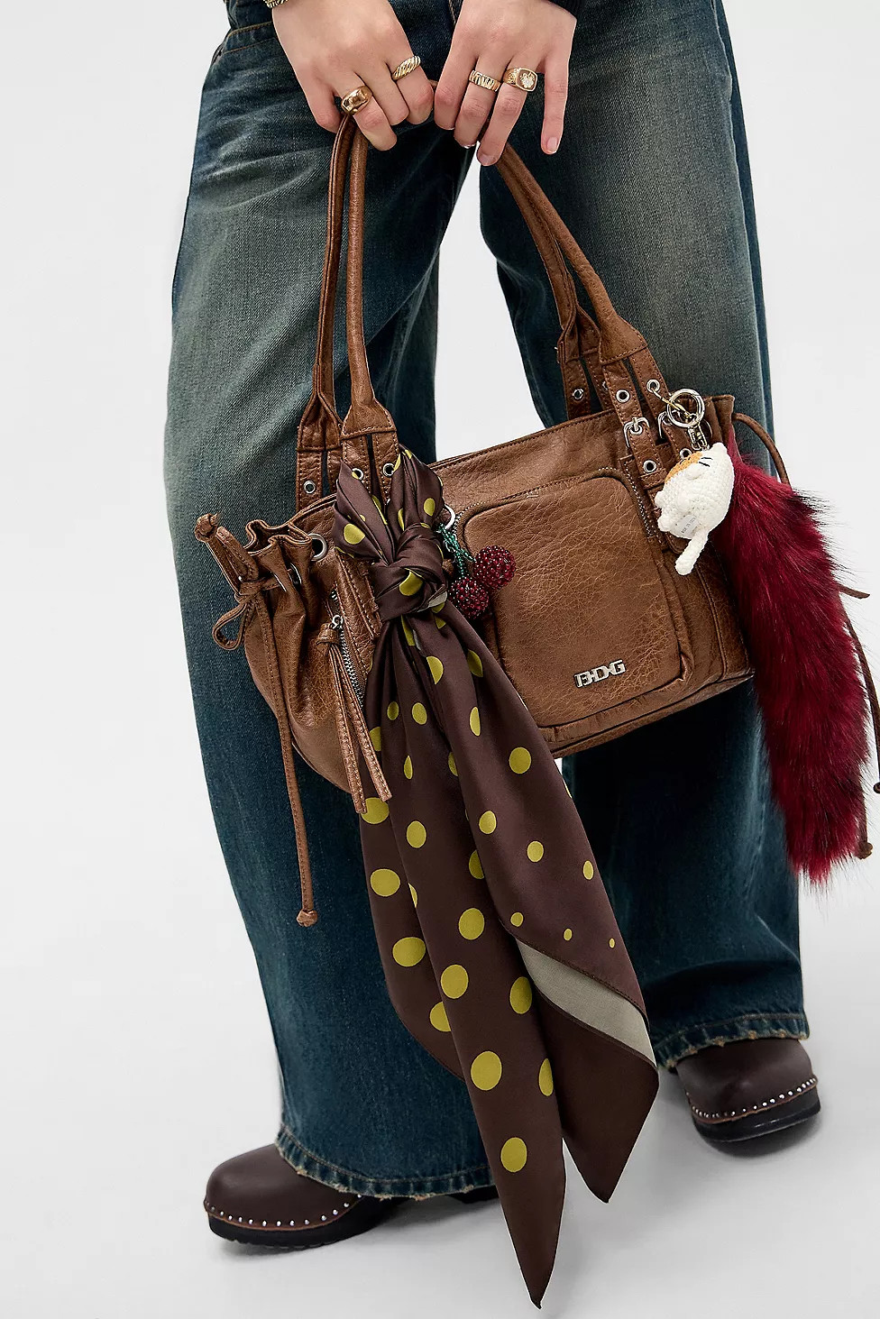 BDG Pollie Faux Leather Shoulder Bag | Urban Outfitters UK