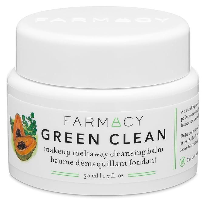 Farmacy Natural Cleansing Balm - Green Clean Makeup Remover Balm - Effortlessly Removes Makeup & ... | Amazon (US)