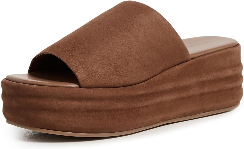 Amazon.com: Free People Women's Harbor Flatform Slides, Tan, 8 Medium US : Clothing, Shoes & Jewe... | Amazon (US)