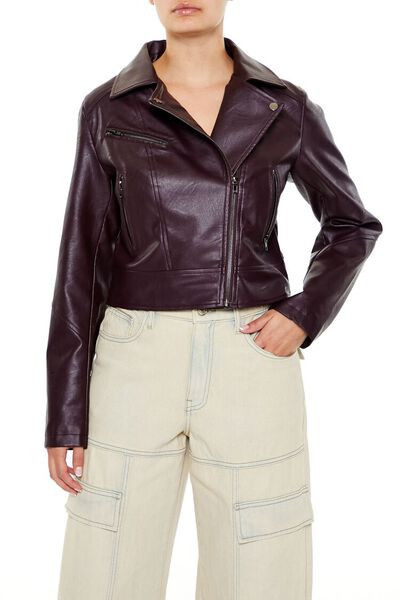 Faux Leather Moto Jacket | Forever 21