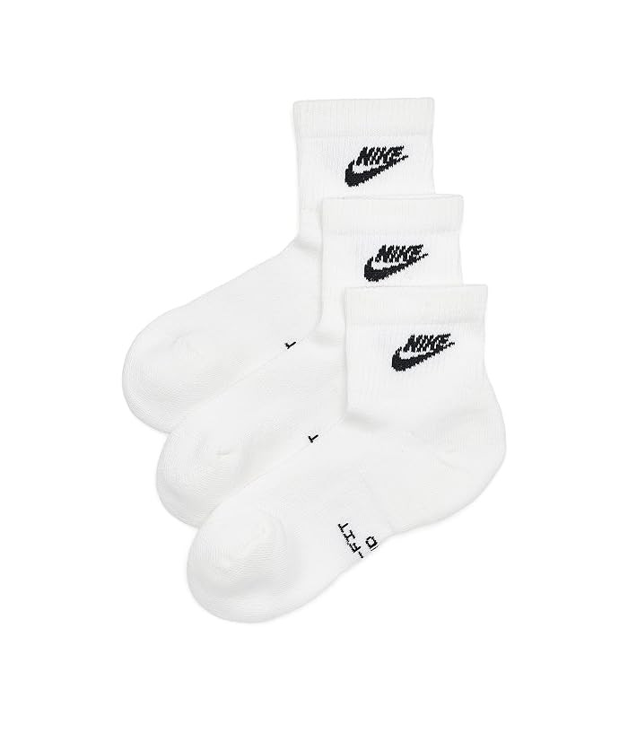 Nike Elevated Ankle (3 Pairs) Futura Athletic Shoes Multicolor: XL (US Men's Shoe 12-15) One Size | Zappos.com