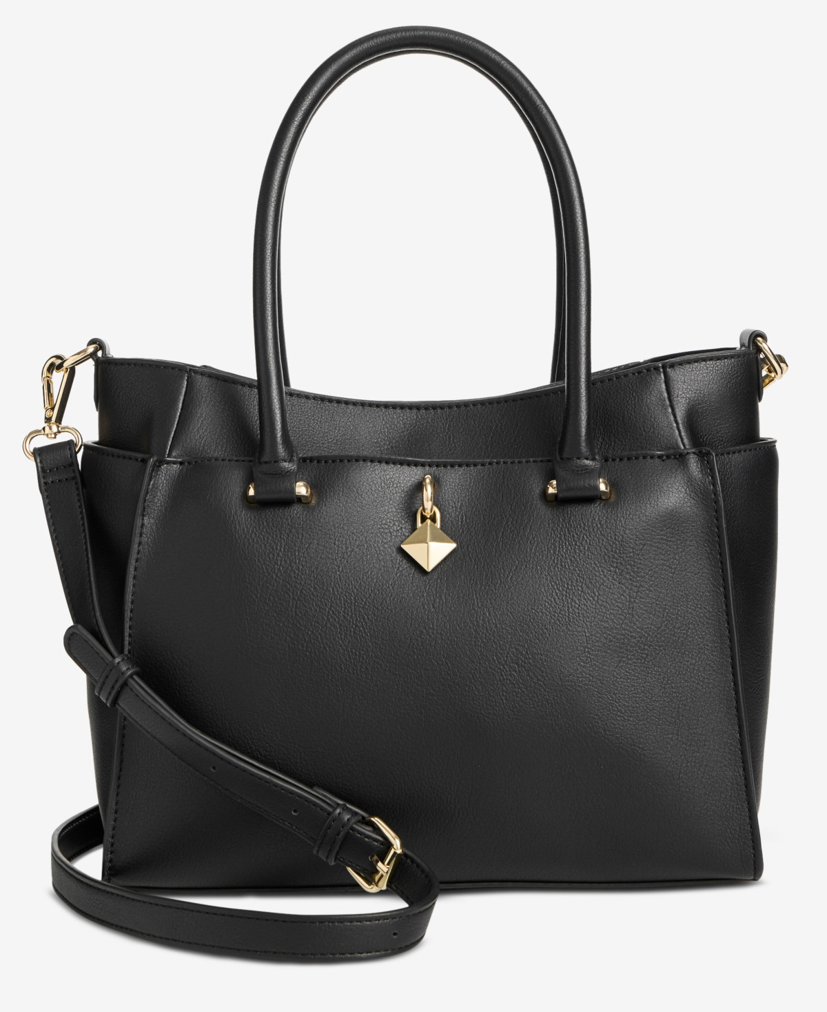 I.n.c. International Concepts Caitii Medium Satchel, Exclusively at Macy's - Black | Macy's