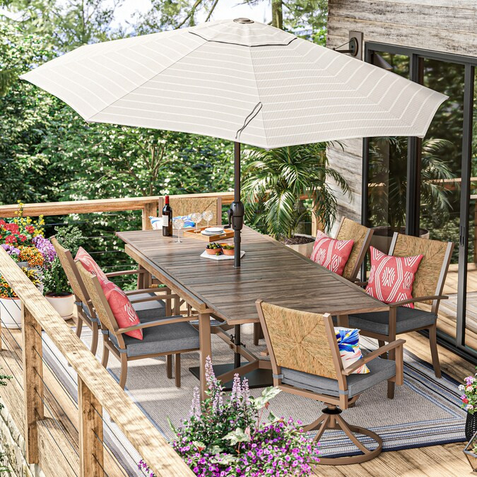 allen + roth Townsend 7-Piece Patio Dining Set at Lowes.com | Lowe's