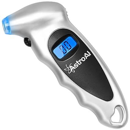 AstroAI Digital Tire Pressure Gauge 150 PSI 4 Settings for Car Truck Bicycle with Backlit LCD and... | Amazon (US)