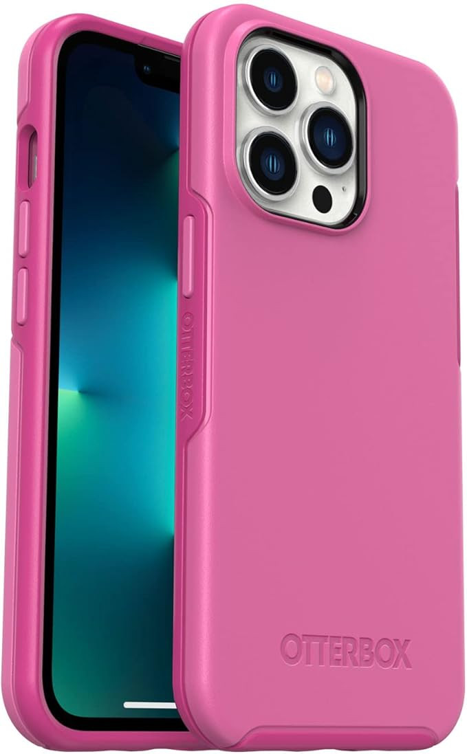 OtterBox iPhone 13 Pro Symmetry Series+ Case - Strawberry Pink , ultra-sleek, snaps to MagSafe, r... | Amazon (US)