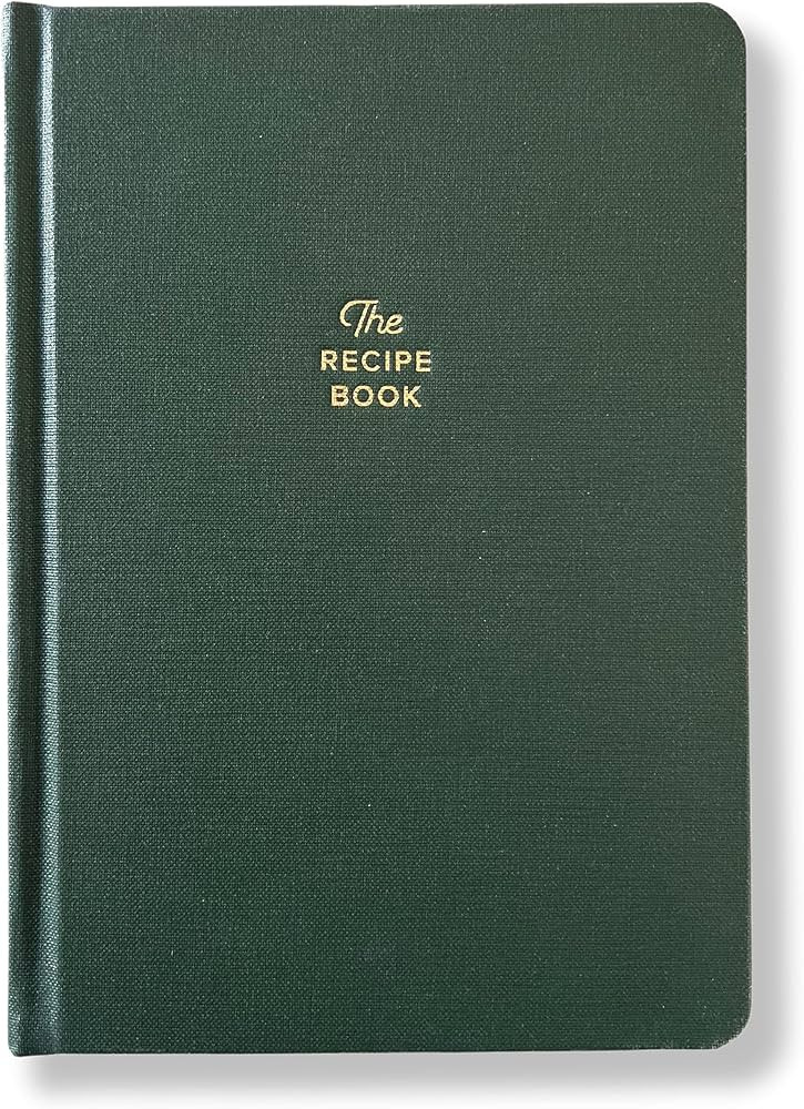 KUNITSA CO. Recipe Notebook - Keepsake Gift. Hardcover Blank Recipe Book to Write in Your Own Rec... | Amazon (US)