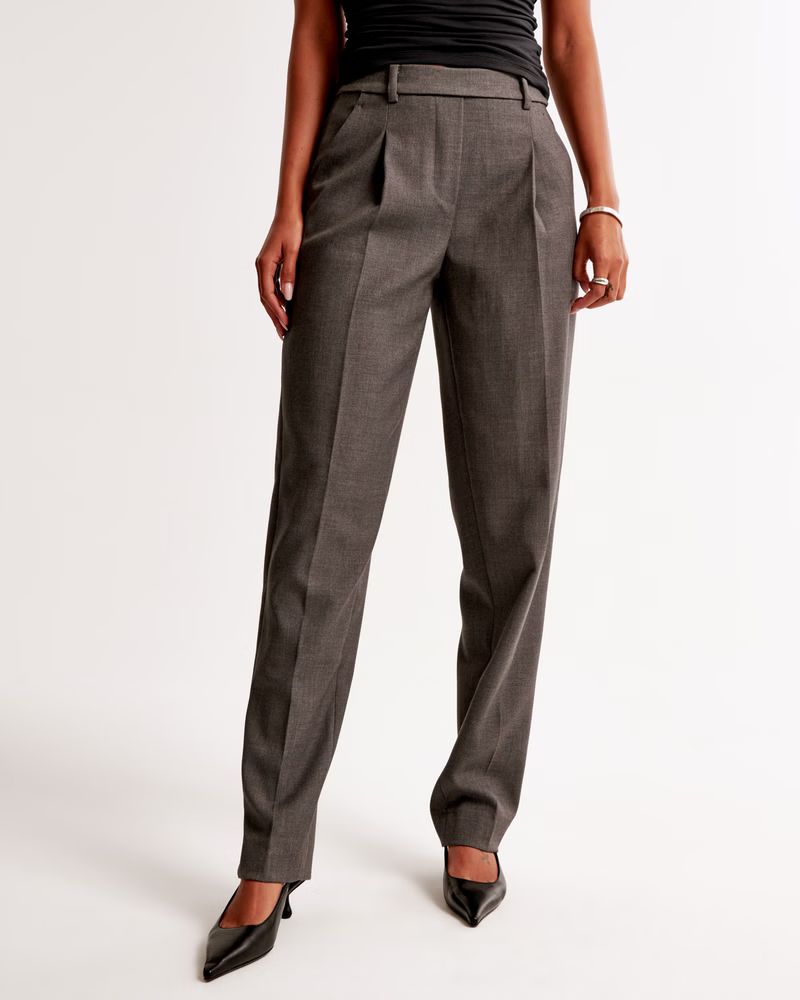 Menswear Taper Pull-On Pant | Grey Pants | Work Wear Style | Abercrombie Sale | Abercrombie & Fitch (US)