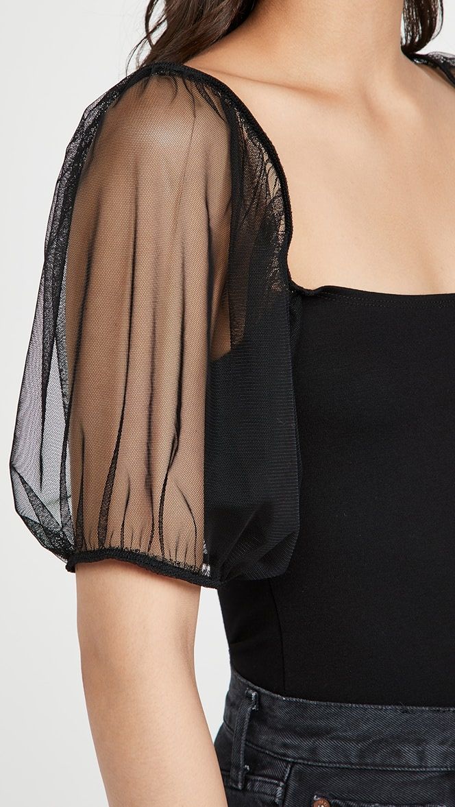 Puff Sleeve Cami Top | Shopbop