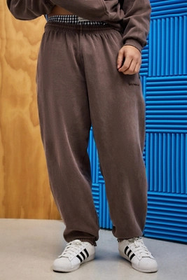 iets frans. Brown Cuffed Joggers - Brown S at Urban Outfitters | Urban Outfitters UK