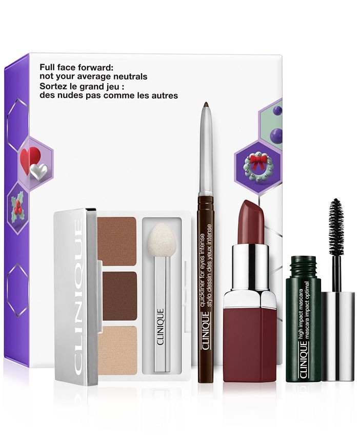 Clinique 4-Pc. Full Face Forward Not Your Average Neutrals Makeup Set, Exclusively Ours & Reviews... | Macys (US)