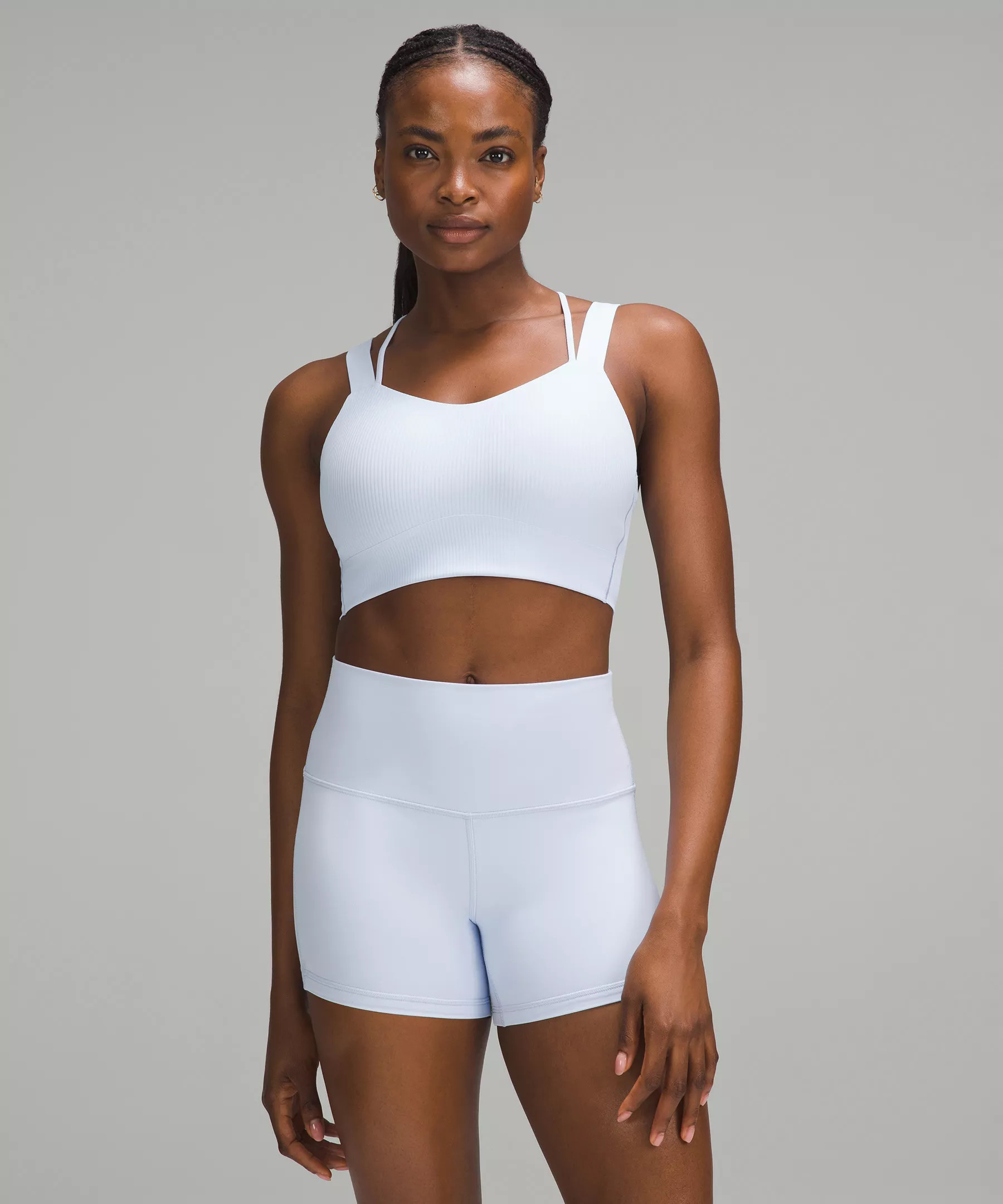 Like a Cloud Longline Ribbed Bra *Light Support, D/DD Cups | Women's Bras | lululemon | Lululemon (US)
