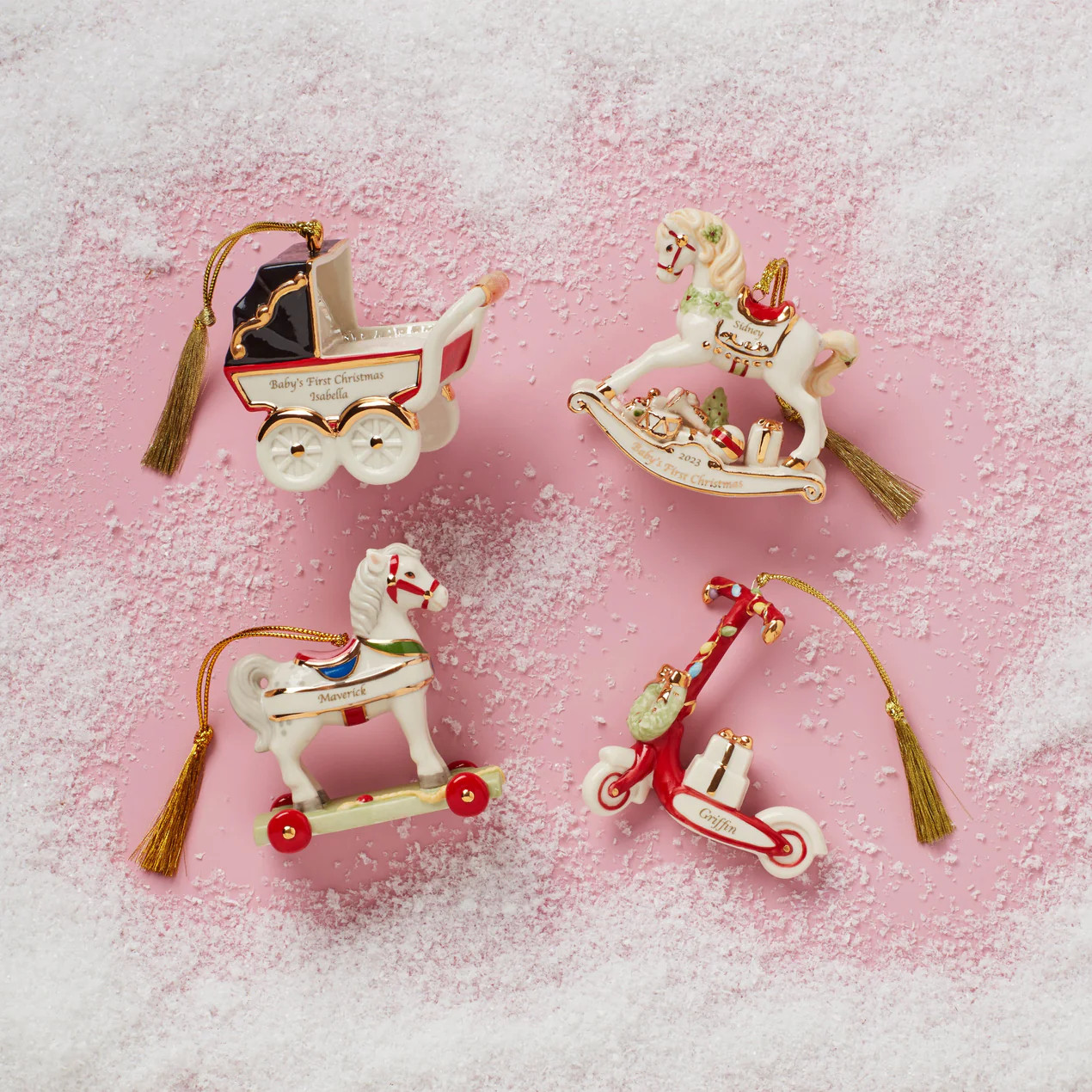 Personalized Rocking Horse Ornament | Lenox