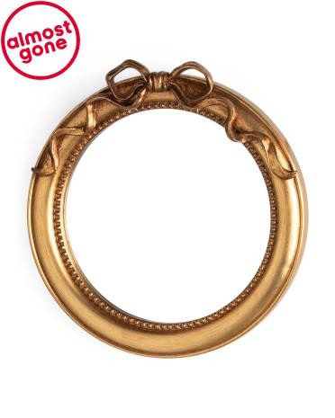 14in Chadwick Bow Round Wall Mirror | TJ Maxx