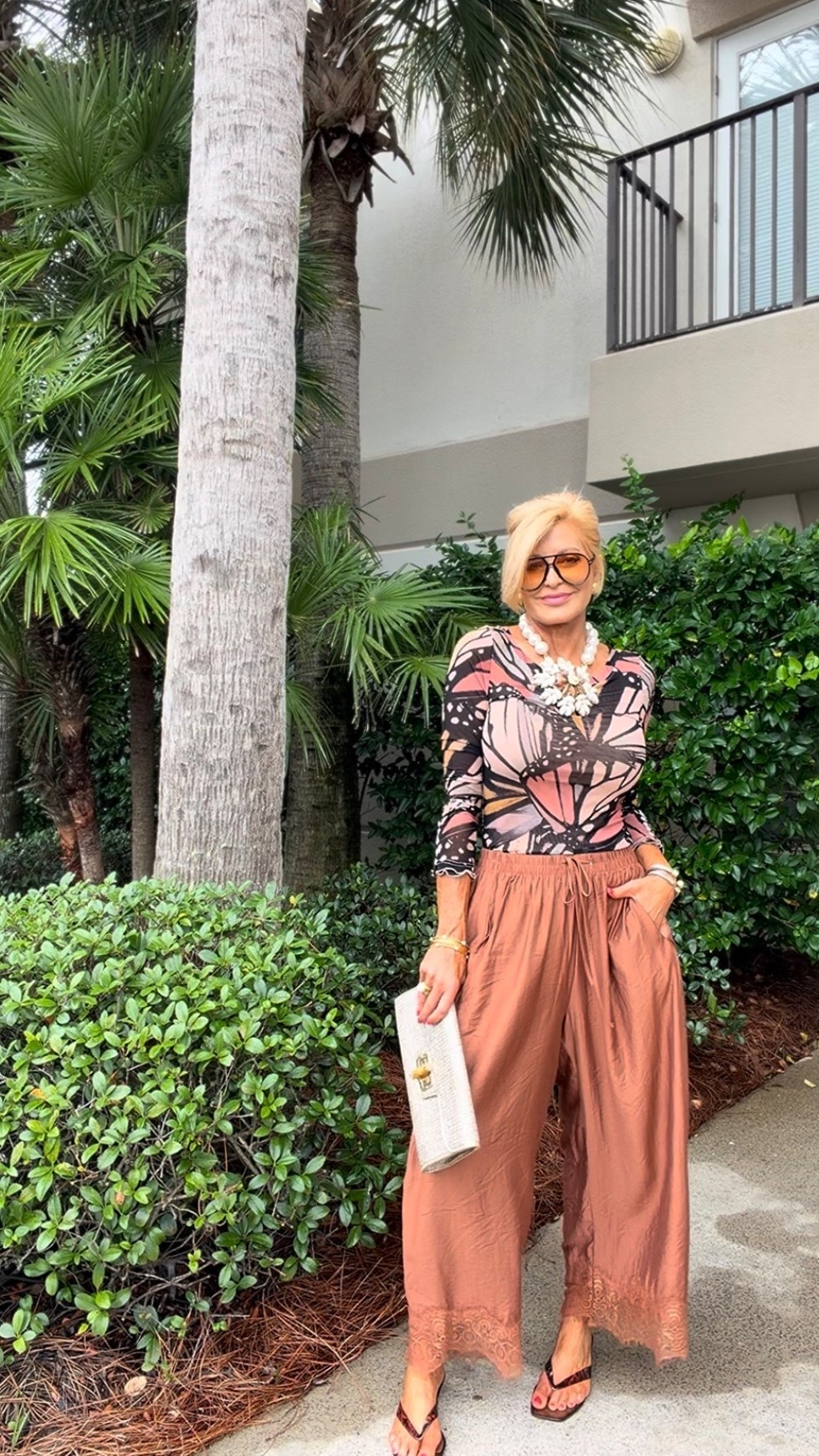 I’m wearing a small in my pants (color orange they look more rust) & med in my mesh top) My necklace is one of a kind vintage Deep South

#LTKgrwm #LTKdayinmylife #LTKTravel