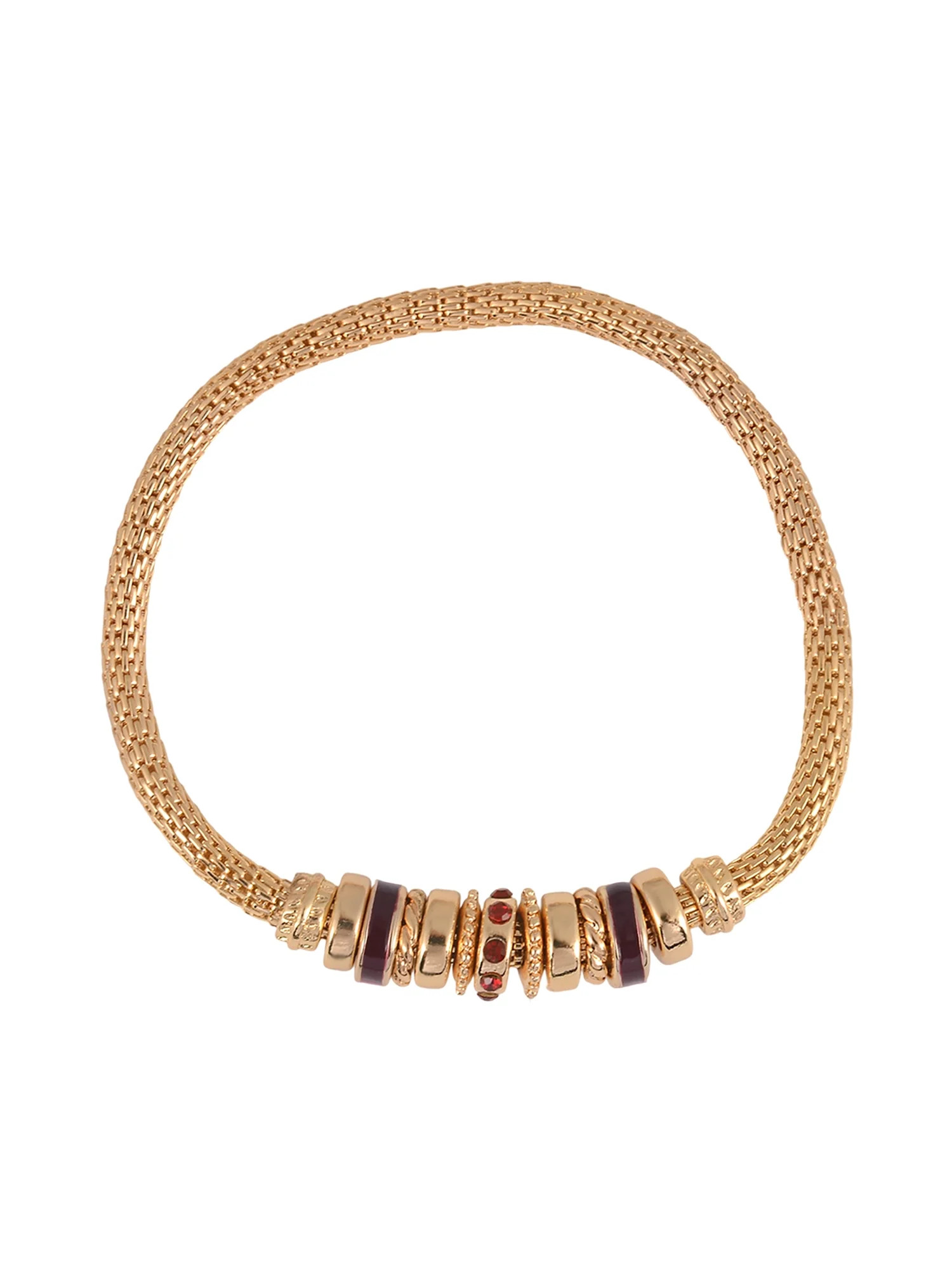 Time and Tru Goldtone Chain with Amethyst Birthstone "February" Bracelet | Walmart (US)