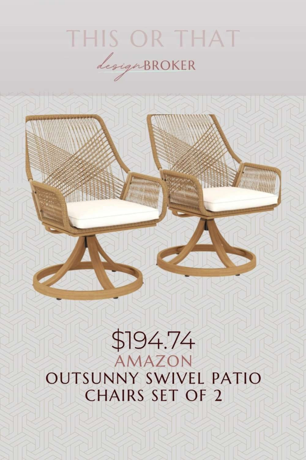 Same look, different price point. I get asked a lot about which pieces are worth the splurge—and which ones have convincing dupes.

This time, it’s all about patio chairs. Joss & Main’s gorgeous silhouette vs. a budget-friendly lookalike on Amazon. I’m sharing the side-by-side and where I think the value really lies.
🪑 Shop smart. Save big. See my picks in this video.

#DesignOnABudget #LTKHome #OutdoorStyle 

 #LTKHome #LTKSaleAlert #LTKFamily