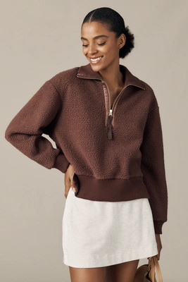 Varley Roselle Half-Zip Sweatshirt | Anthropologie (US)