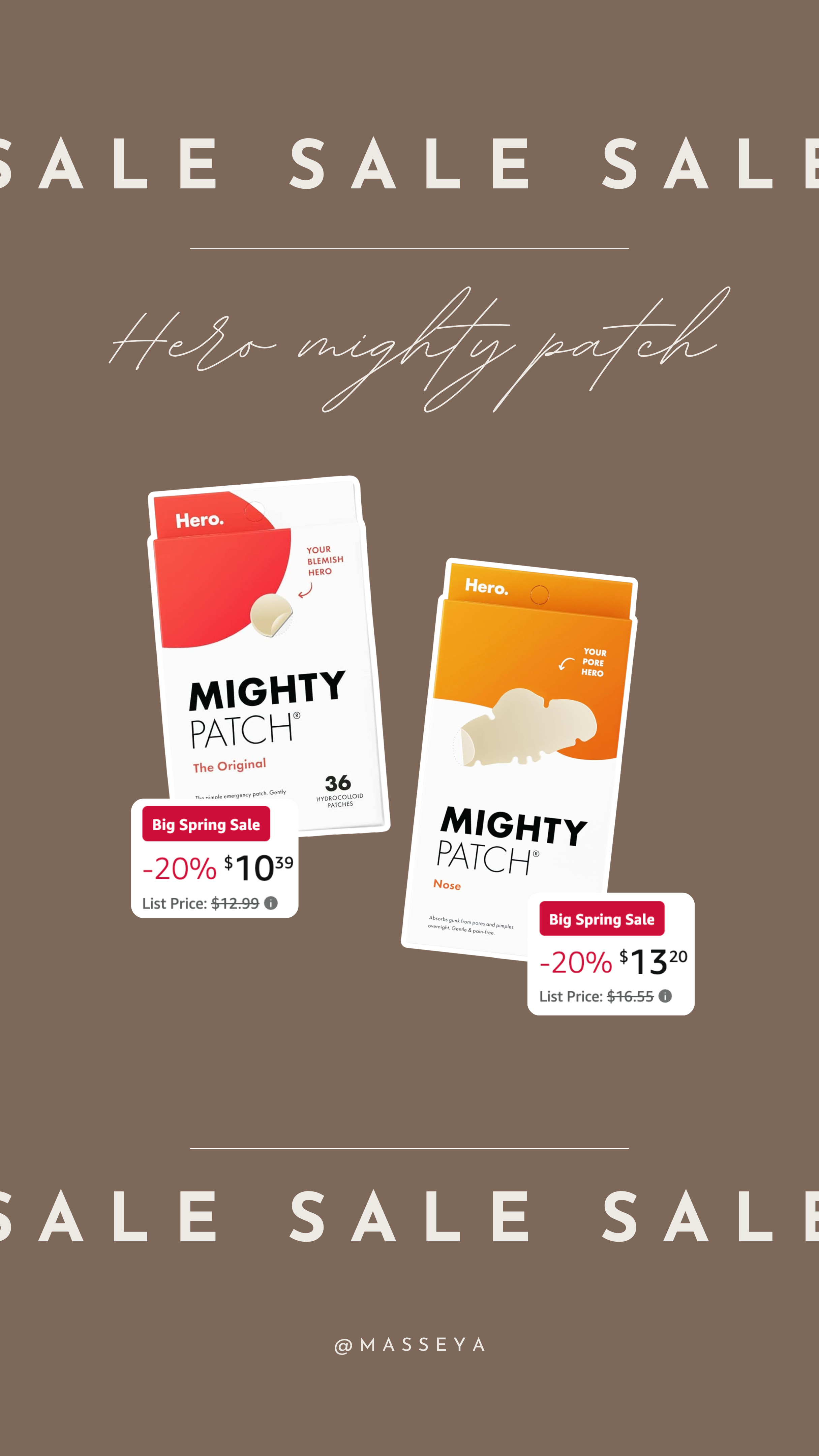 hero mighty patches are on major sale part of the amazon big spring deals!

hero mighty patches, on sale, amazon prime sale 

 #LTKSeasonal