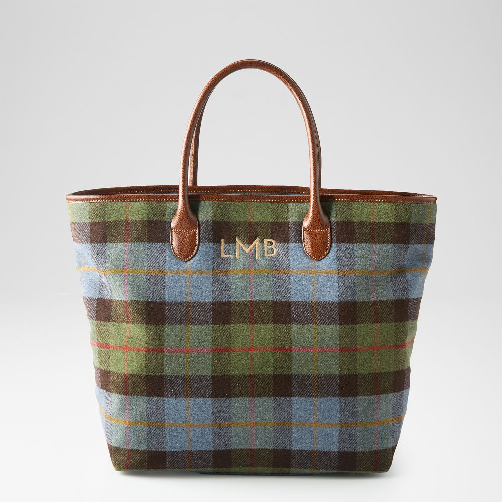 Sutton Plaid Travel Tote | Mark and Graham