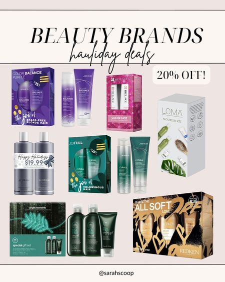 Get 20% off of these select hair care sets at Beauty Brands Hauliday sale! Whether you’re stocking up on your favorite beauty products or if you’re looking for the best holiday gift, this is a deal you won’t want to miss! @beauty.brands #BeautyBrands #BBhauliday #ad #LTKHolidaySale

#LTKCyberWeek #LTKCyberSaleDE #LTKCyberSaleES