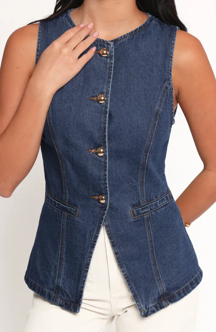 Nessa Denim Vest | Nordstrom