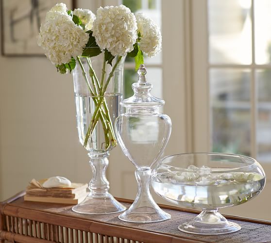 Voluminous Clear Glass Vases | Pottery Barn (US)