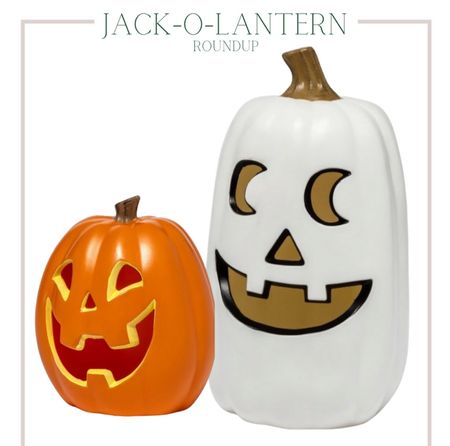 Jack o lantern Halloween decor 