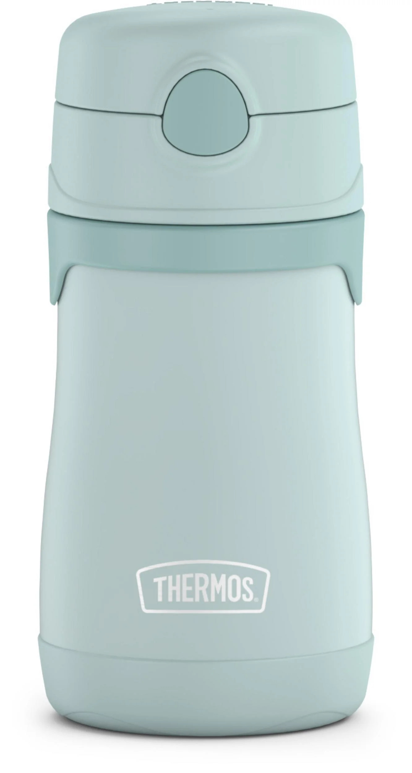 Thermos Baby Vacuum Insulated Stainless Steel Straw Bottle, 10oz, Mint | Walmart (US)