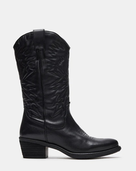 HAYWARD BLACK LEATHER | Steve Madden (US)