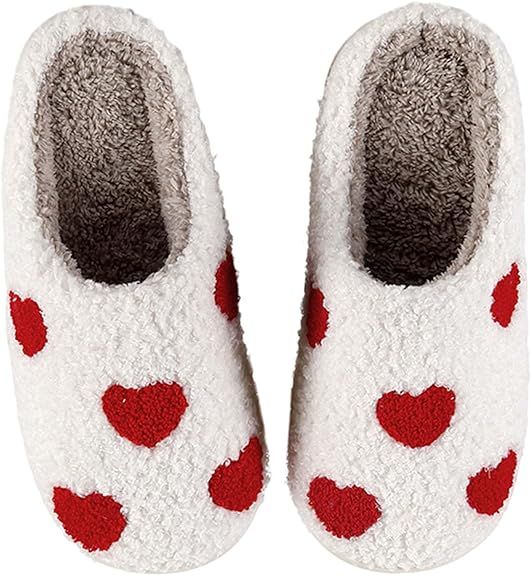 Mens Womens Slippers,Cute Comfy Bedroom Slippers For Women,Home Slippers House Slippers,Ladies Fu... | Amazon (US)